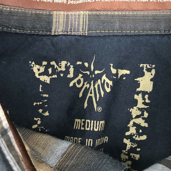 Prana Button Down Casual Shirt Sz M - Picture 4 of 5